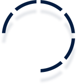 3/4ths of a dashed line circle.